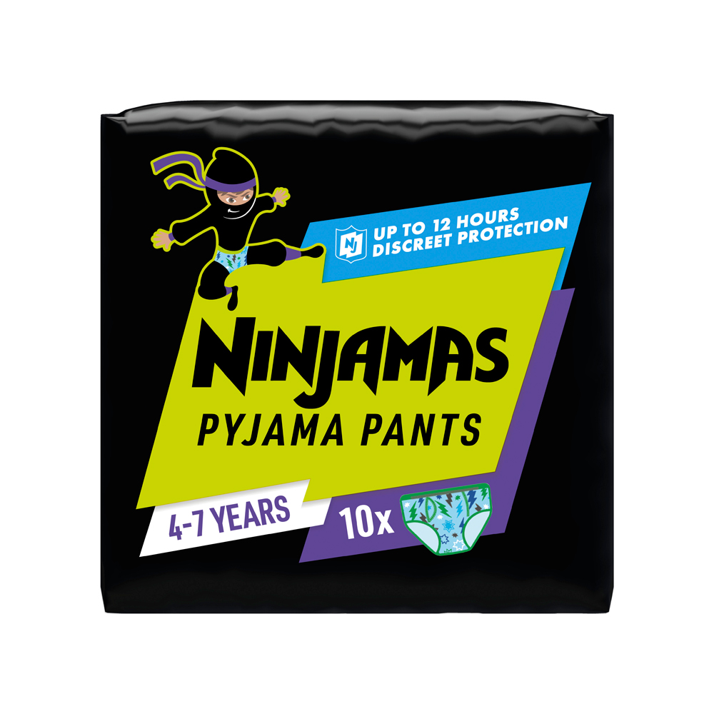 PAMPERS - NINJAMAS Pyjama Pants (4-7years Boy) - 10πάνες